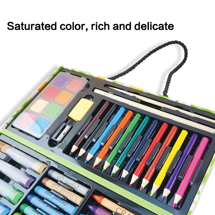 Großhandel Maßgeschneiderte Tragbare Zeichnung Kit Keuchend Kunst Schreibwaren Set Professional Skizzenzeichnen Bleistift-Set für Kinder malen