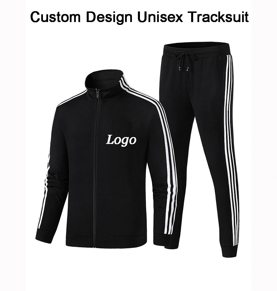 Wholesale Custom Logo Fitness Suit Jogging Set Men Tracksuit