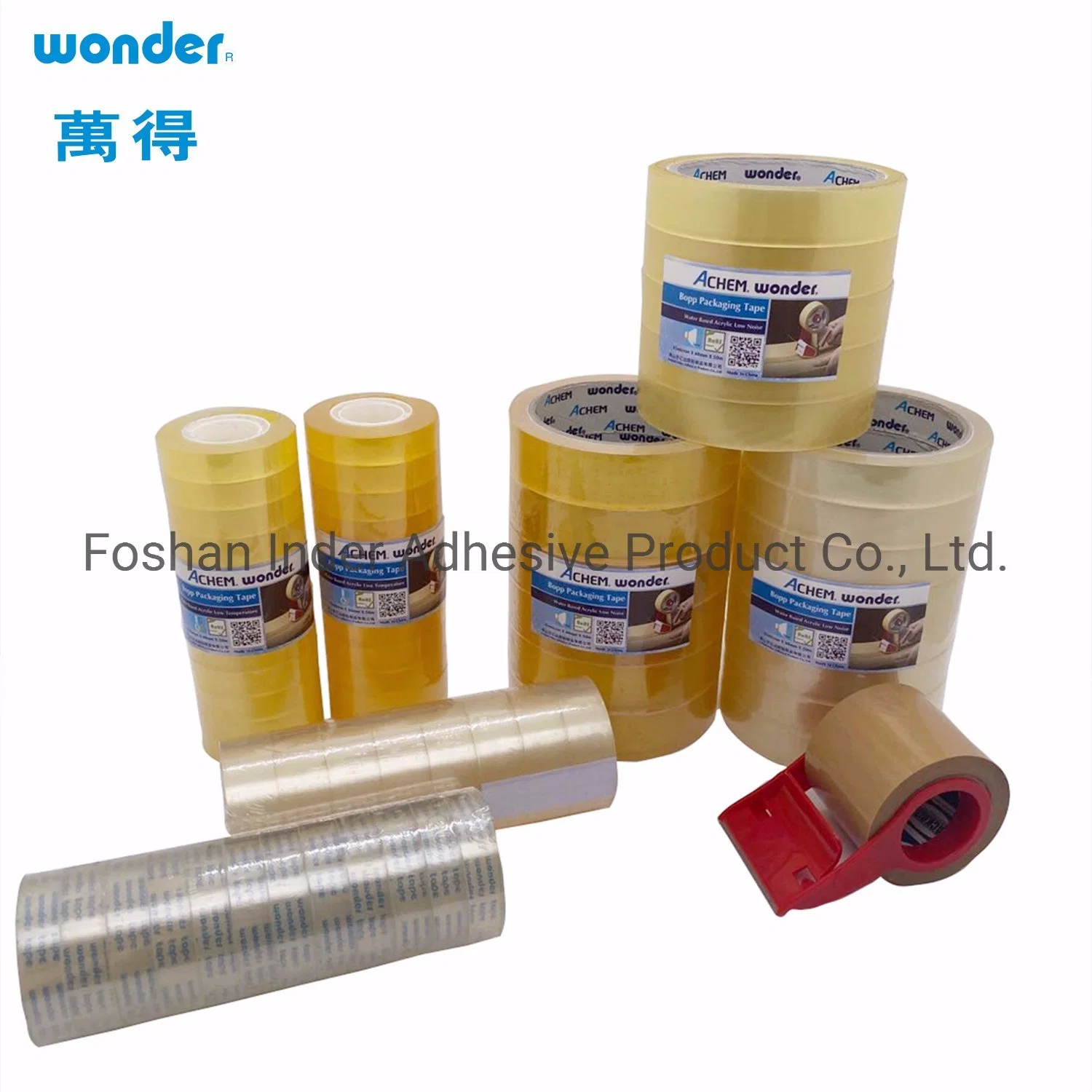 Acrylic Self Adhesive &#160; Packaging Carton Sealing Tape Low Noise-Wonder Brand