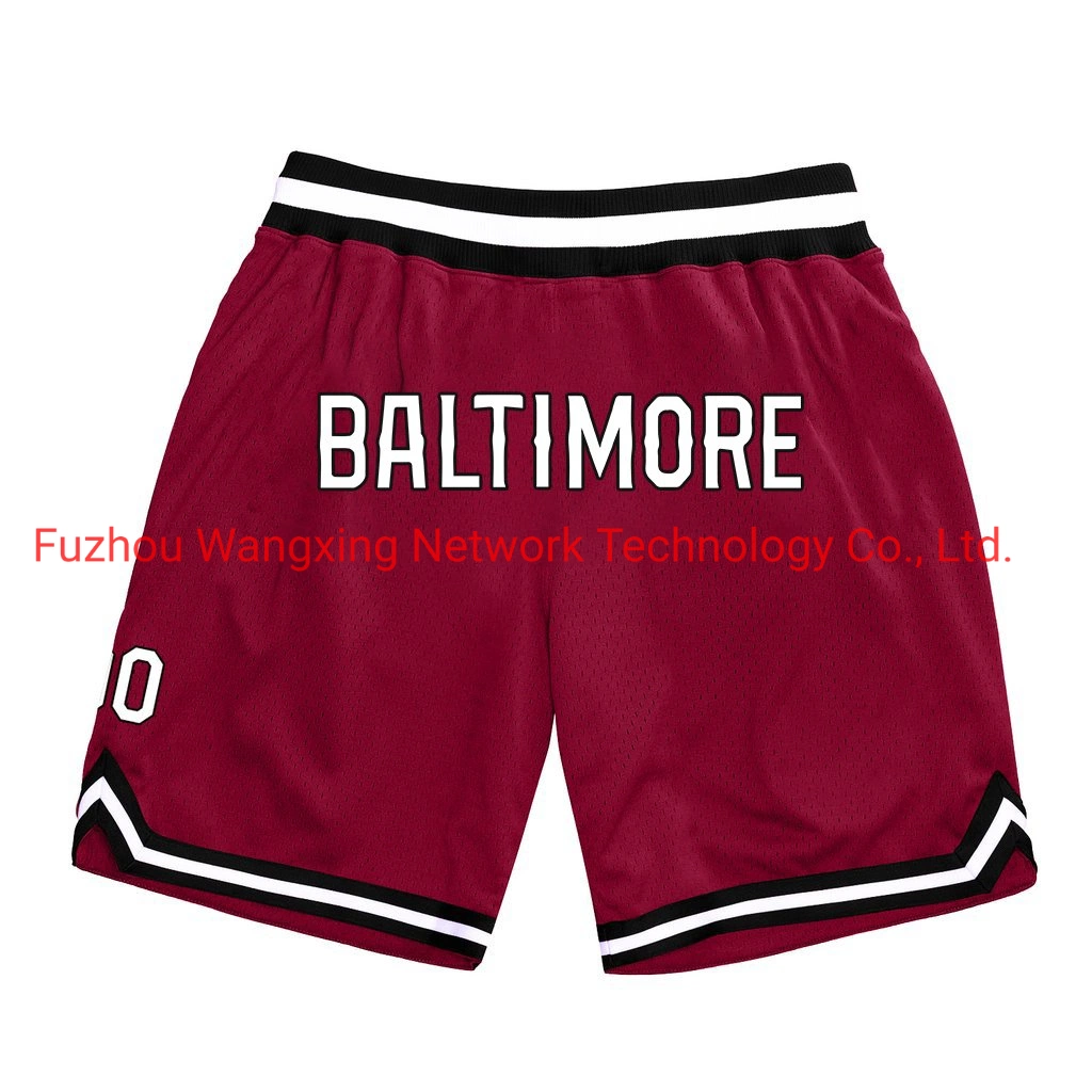 Wholesale OEM Basketball Shorts Baltimore Custom Mesh Mens Fashion Basketball Short