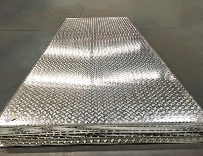 3003 H24 Diamond Aluminium Checker Tread Alloy Sheet for Floor