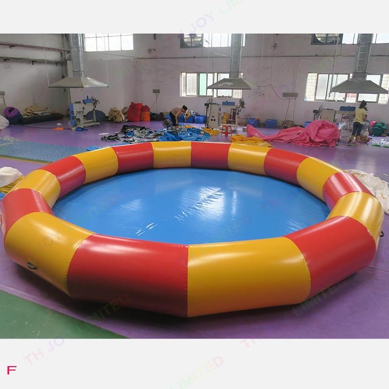 Piscina Commecial Portable 8m piscina de agua inflable redondo para juegos de agua