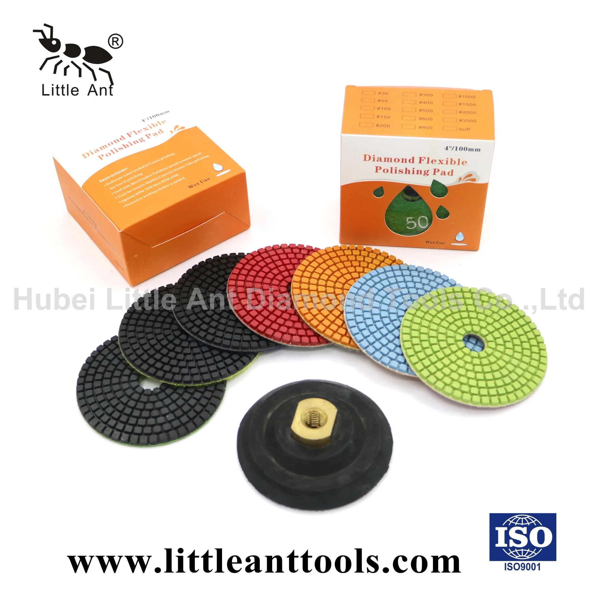 4"/100mm Diamond Abrasive Plate Hardware Tools Polishing Pad for Stone