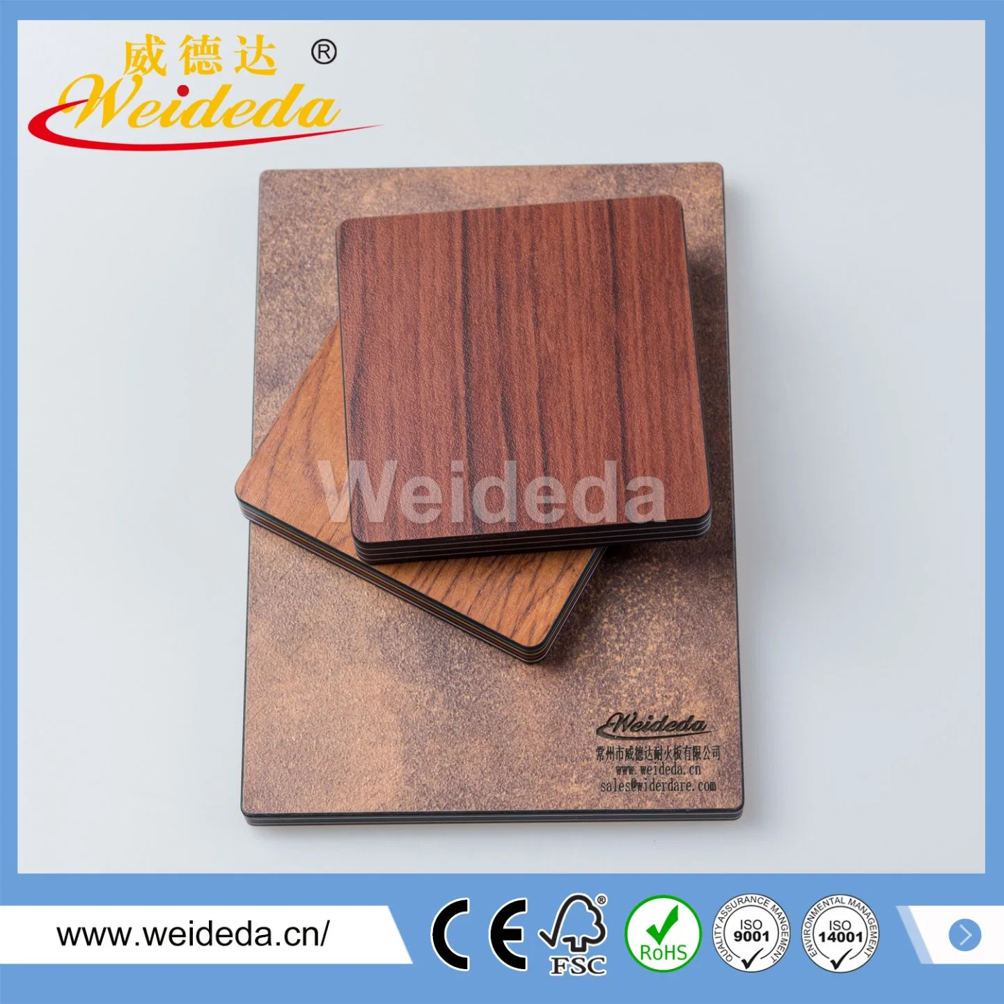 Wood Grain Wide Application Color Core Compact Laminate