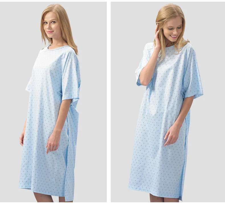 Woman Man Cotton Physical Examination Gown Beauty Clothes