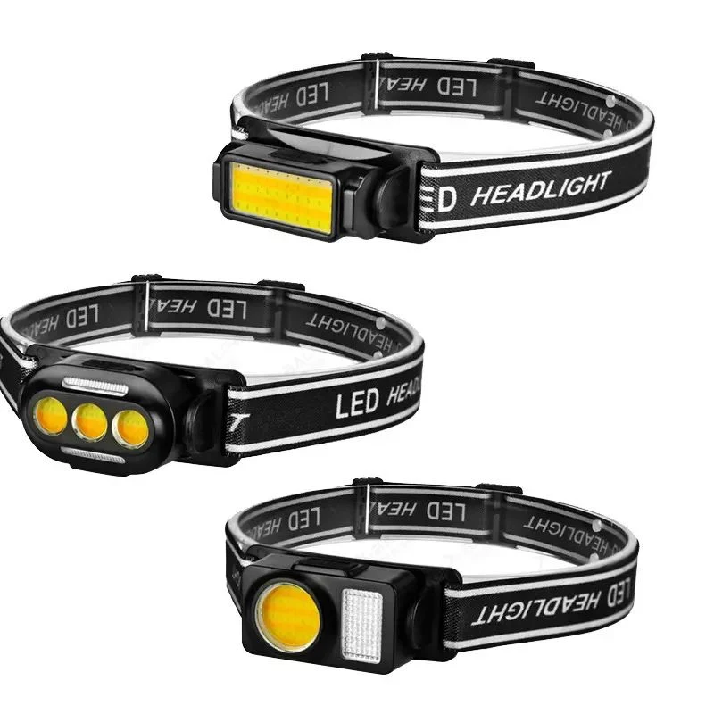 Hot Sell LED Headlamp Zoom Headlight Rechargeable Flashlight Waterproof Fishing Hunting Head Lamp