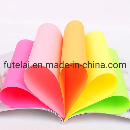 Artigo 80g 5 Cores fluorescentes de papel para os alunos