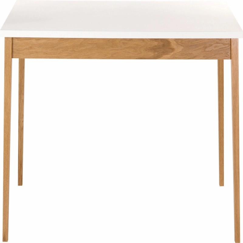 Blanco rectangular suave Alta calidad simple moderno de madera muebles de mesa para Comedor