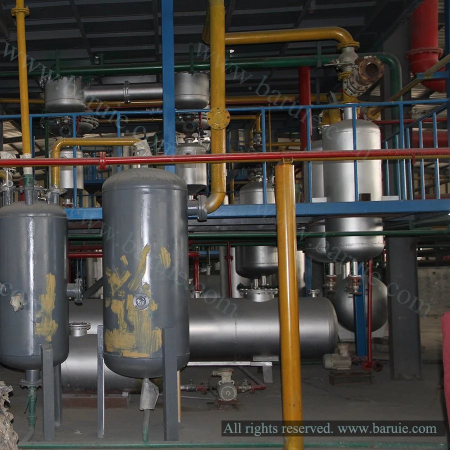 Semi Continuous Waste Engine Oil Recycling Vacuum Distillation Plant to Base Oil