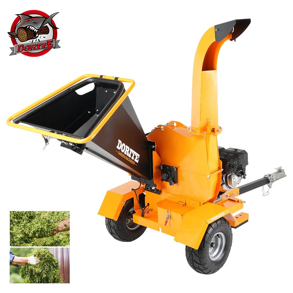 2023 L'essence automotrice Heavy Duty a commencé à disque portable de la machine de bois bois Chipper Crusher Machine pour les copeaux de bois