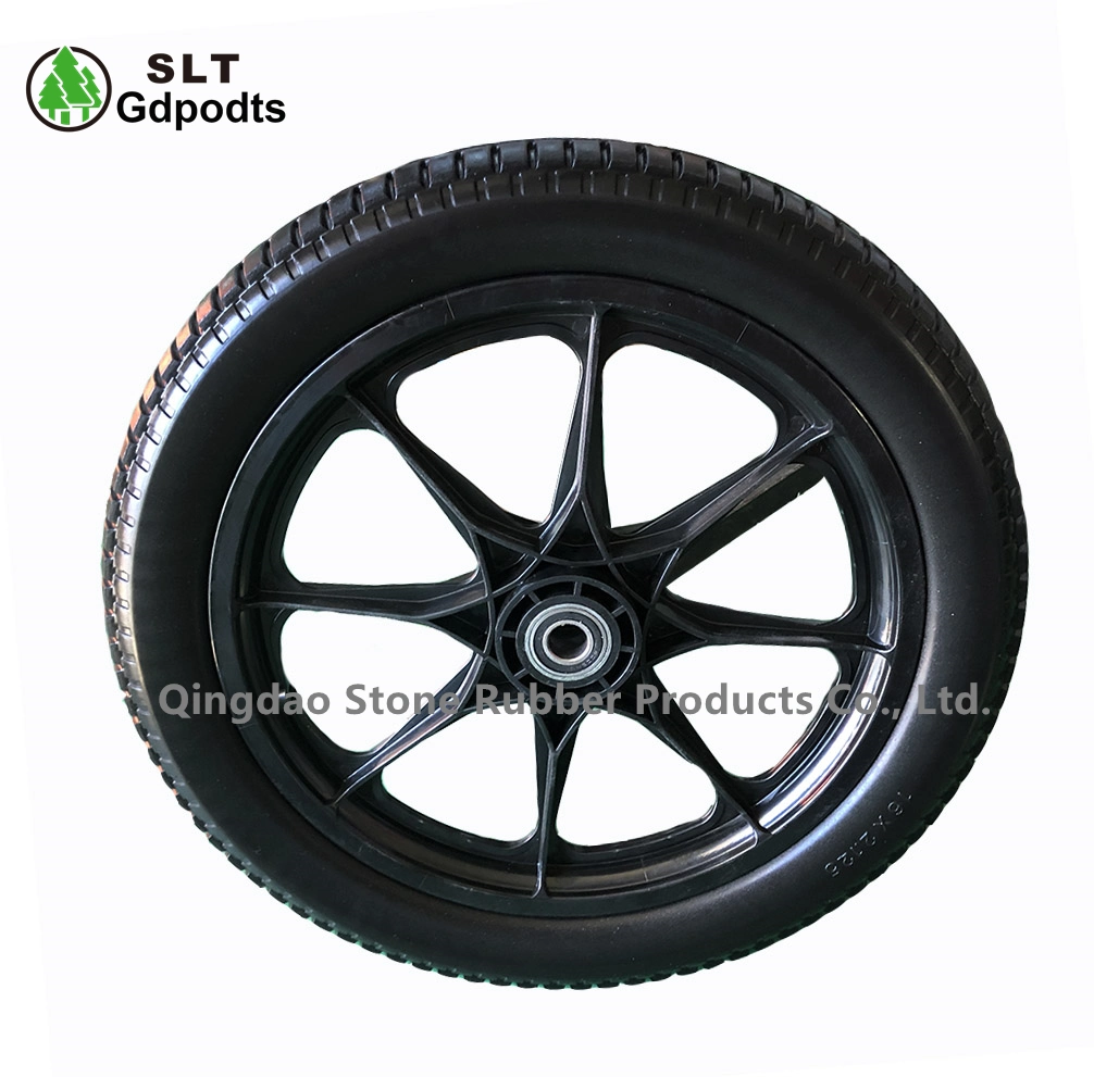 16 Inch PU Foam Wheel for Bickcle Bike Cargo Trailer Wheel Popcorn Wheels