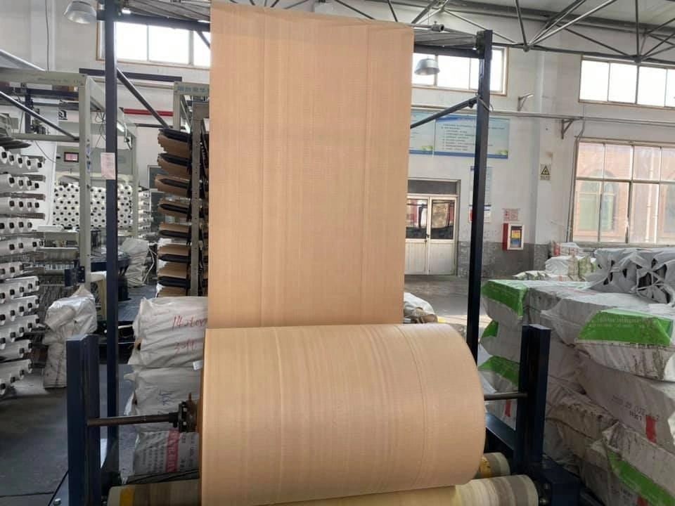 2022 Hot Sale PP tissés Raphia rouleau tubulaire de grade alimentaire tissu PP