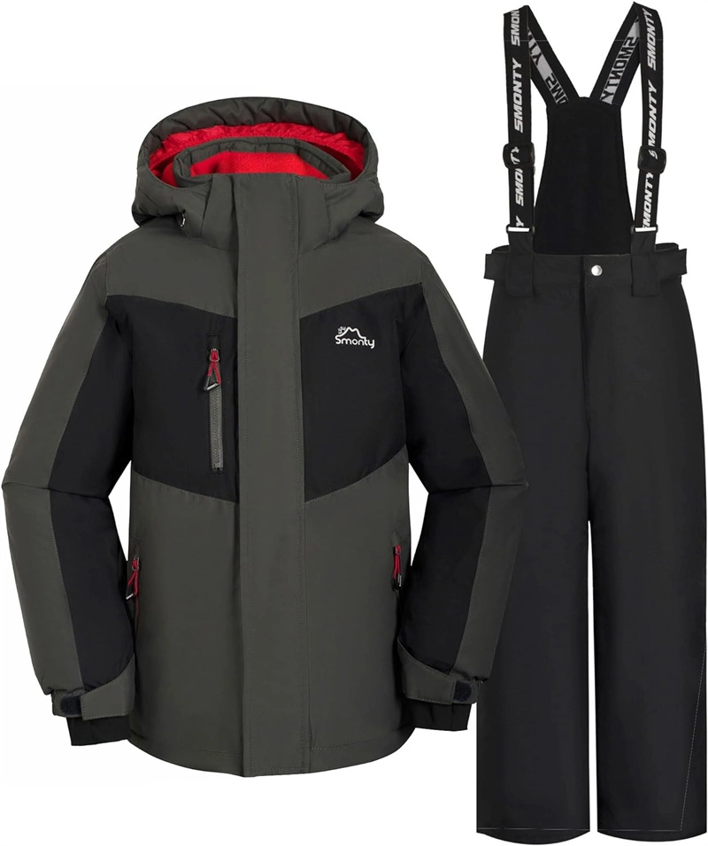 OEM Moda cortaviento 20000mm impermeable aislado con capucha dos piezas de pantalones Y Jacket Sports Snowboard Invierno nieve traje skisuit