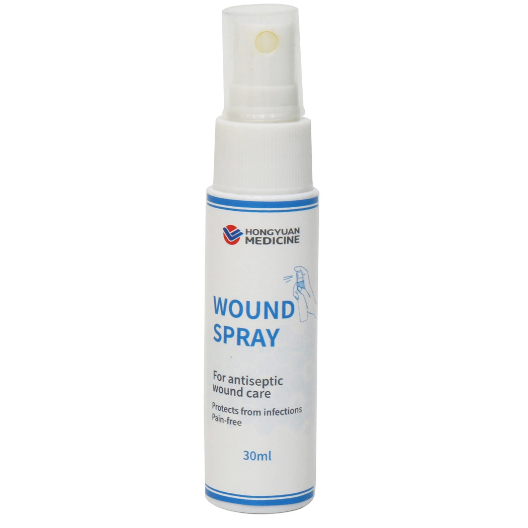 Material médico consumible Spray curativo para el cuidado antiséptico de la herida De Infecciones y sin dolor con Chitosan modificado para médico y. Uso clínico 49