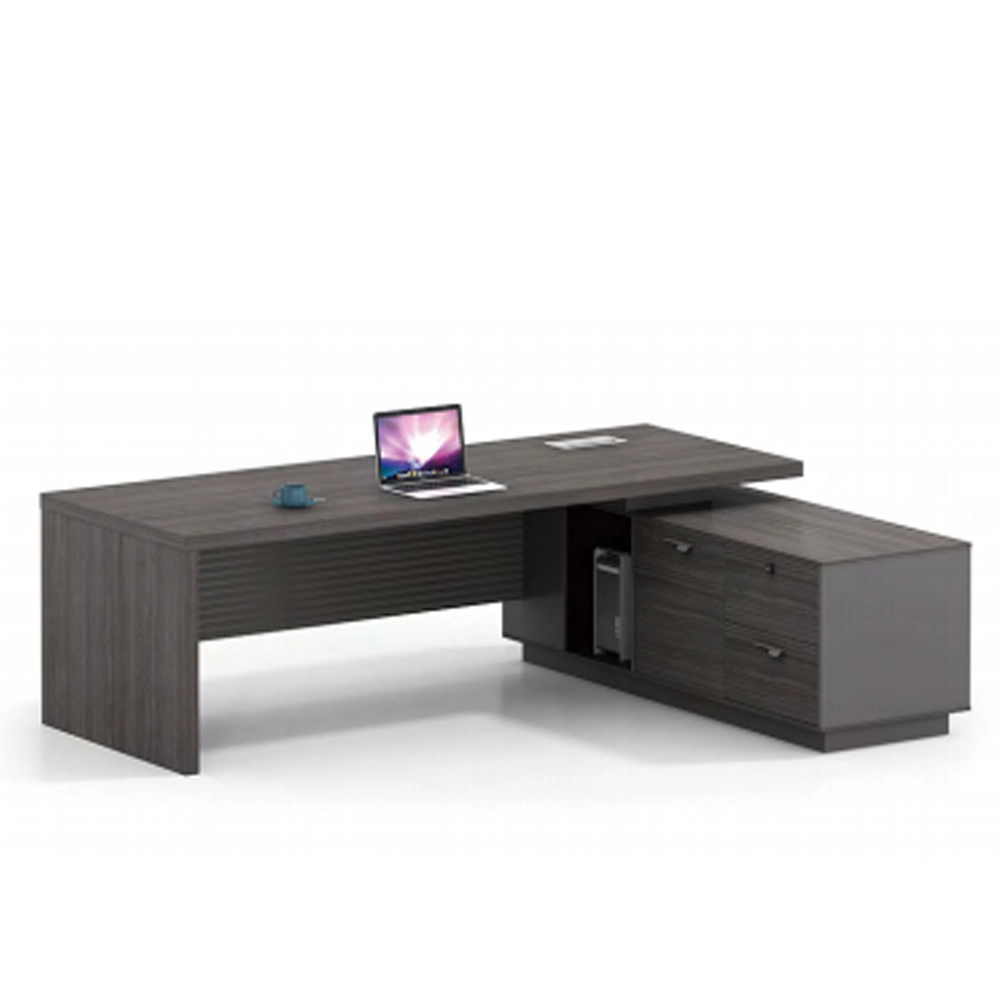 Modern Workstation CEO Boss L Form Wooden Office Furniture Manager Executive Computer Desk Customized Office Space Executive Staff Computer Desk