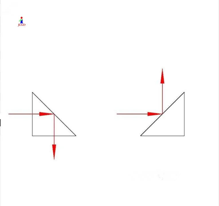 OEM Optical Crystal Sapphire Right Triangle Wedge Prism