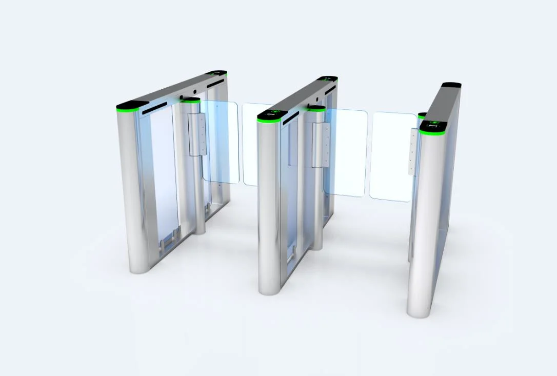 Automatic Half Height Turnstile Gate with RFID Card Access Control Swing Barrier Turnstile