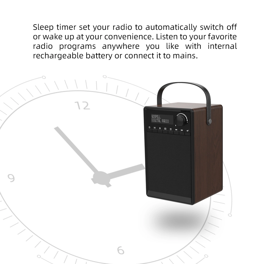 Digital Radio with Am & FM USB Bluetooth & DRM Real Wood Case Perfect Reciption