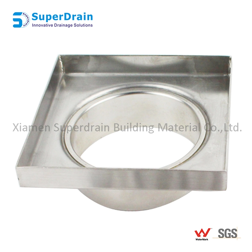 China Stainless Steel Wire Square Floor Waste for Wet Room