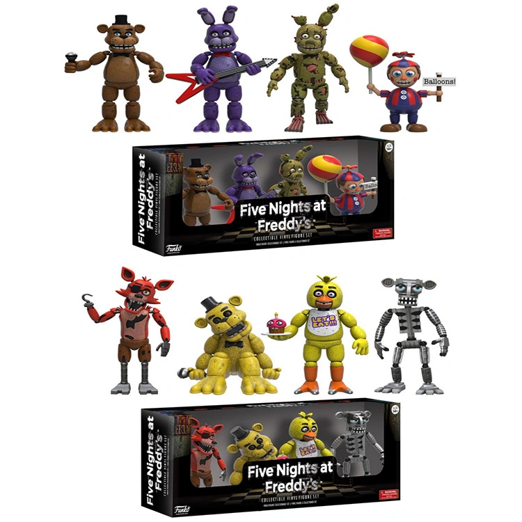 Custom 3D cinco noites no Freddy halloween horror figuras Brinquedos de jogos