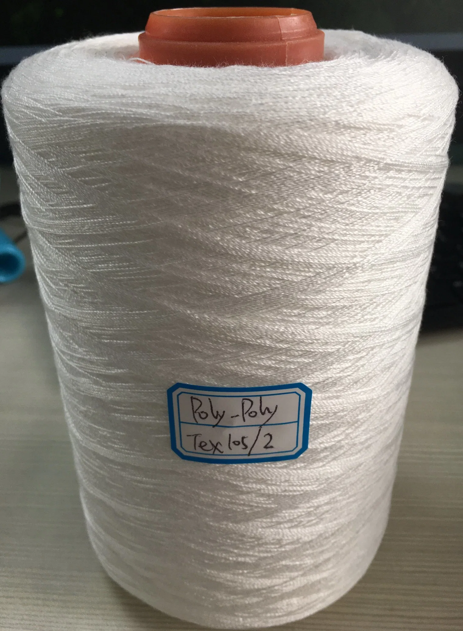 Poly Poly Core Spun Yarn Manufacturer 1kg 1.25kg Dye Tube 12/2 12/3 16/2 16/3 20/2 20/3 28/2 28/3 38/2 40/2 45/2 50/2 55/2