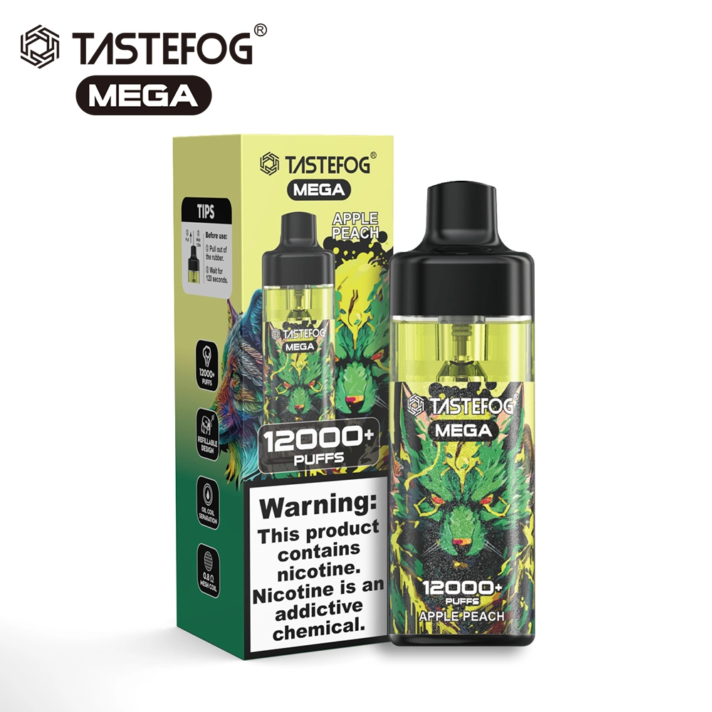 Vapers 12000 Bar Mayoreo VAPE desechable pluma Electrónica Hookah Tastefog Mega