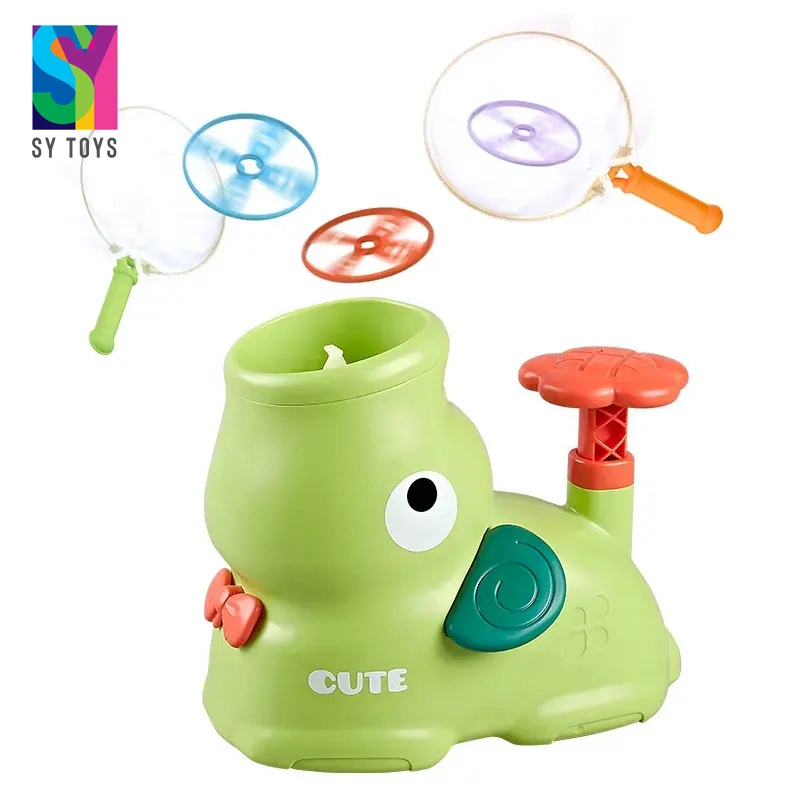 Sy Wholesales Outdoor Plastic Hot Sales Ejection Disc Flying Saucer Foot Launcher Disc Rocket Kid Frisbee Toys