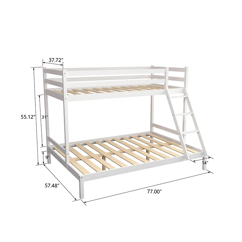 De alta calidad de madera de gran tamaño queen Home muebles Dormitorios Litera para Niños Los niños