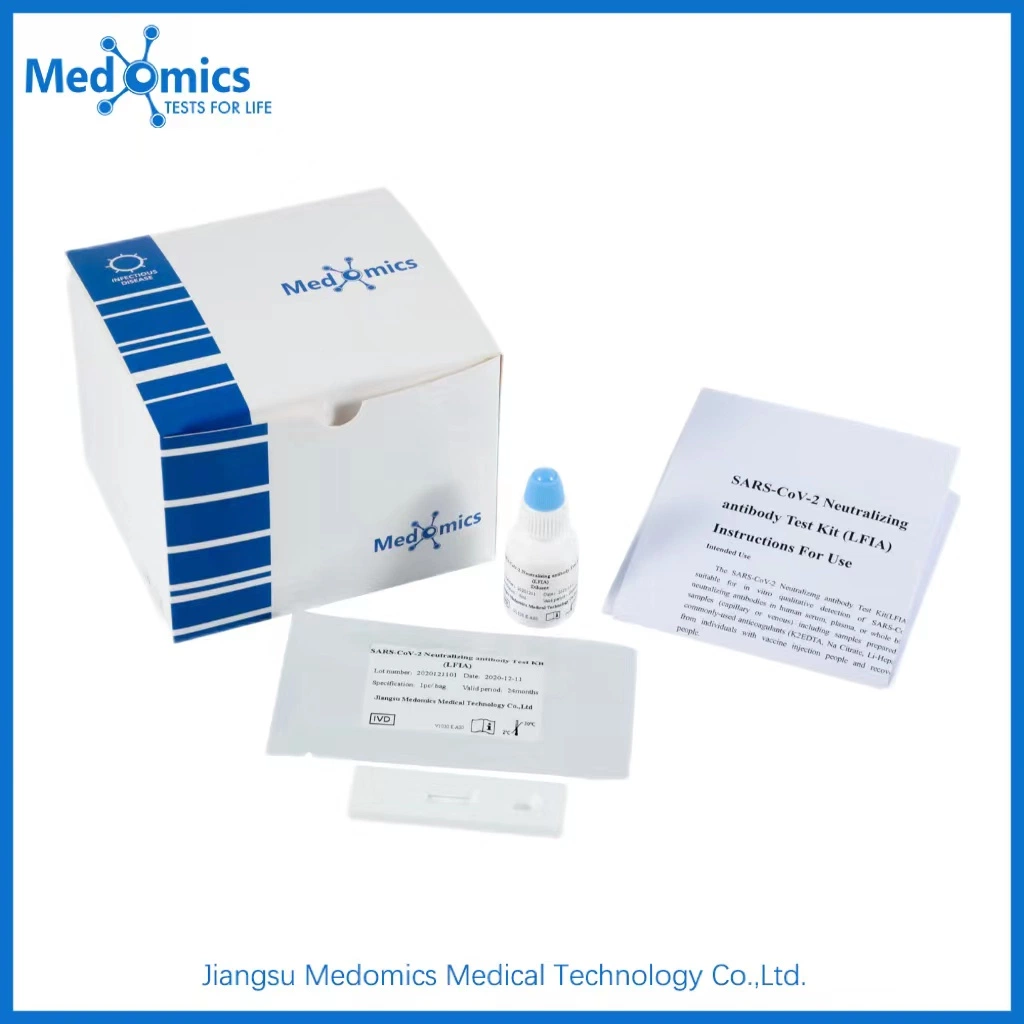 Medomics Medical nouveau roman C-O-R-O-N-d'un kit de test de diagnostic d'anticorps rapide (1 kit)