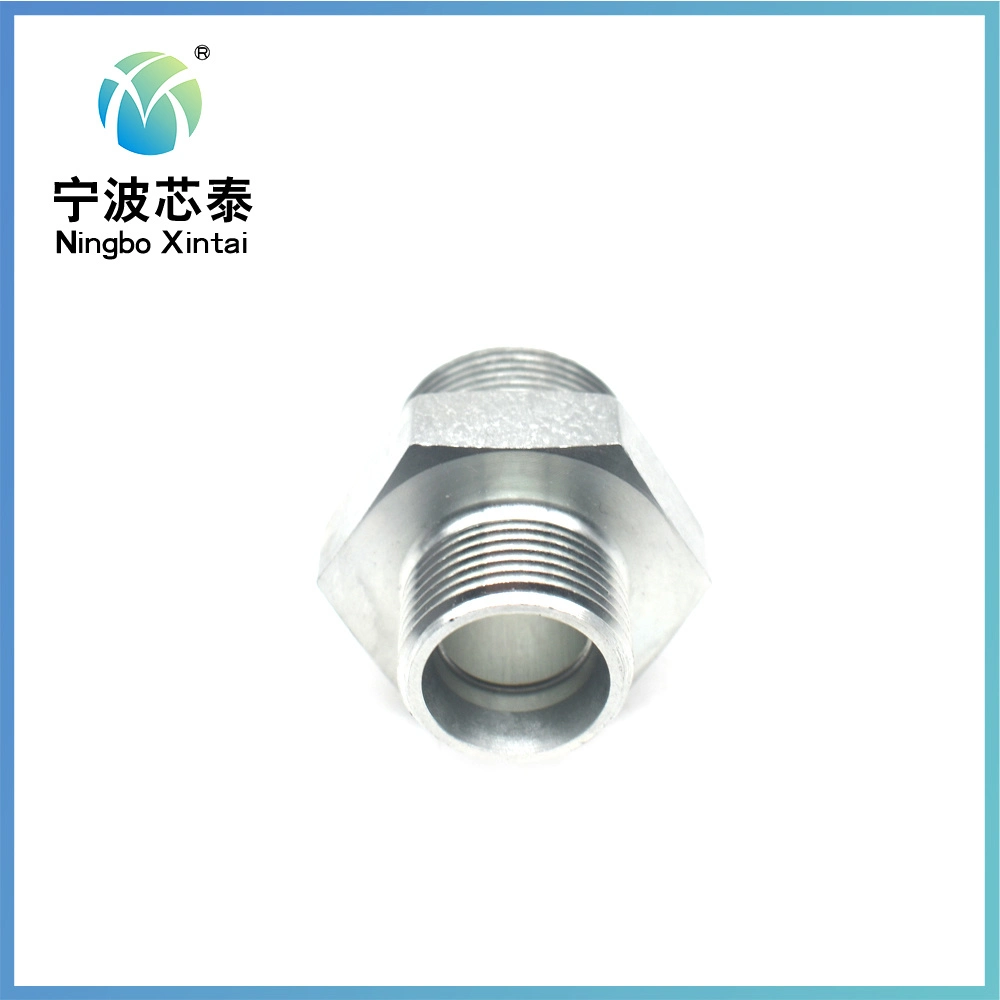 1c 1d Series Metric Male Bite Type Fittings Hydraulic Male Threaded Straight Pipe Fittings