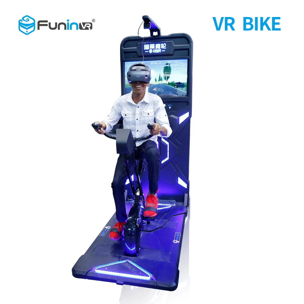 Funinvr Vr Racing Bicycle Exercise 9d Virtual Reality Bike with Screen for Advertising