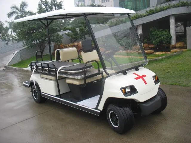 2 Seats Battery Powerful Electric Cart Hospital Transportation