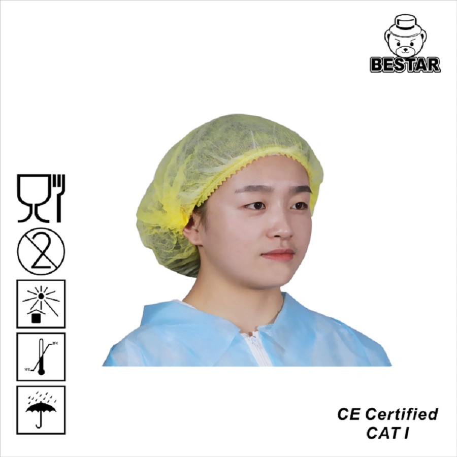 High quality/High cost performance  Breath Medical Bestar China Bouffant Mob Nonwoven Hairnet Nurse Cap