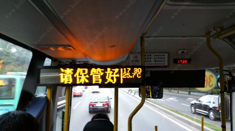 P0810 Programmable Bus Message LED Sign (front/rear window)