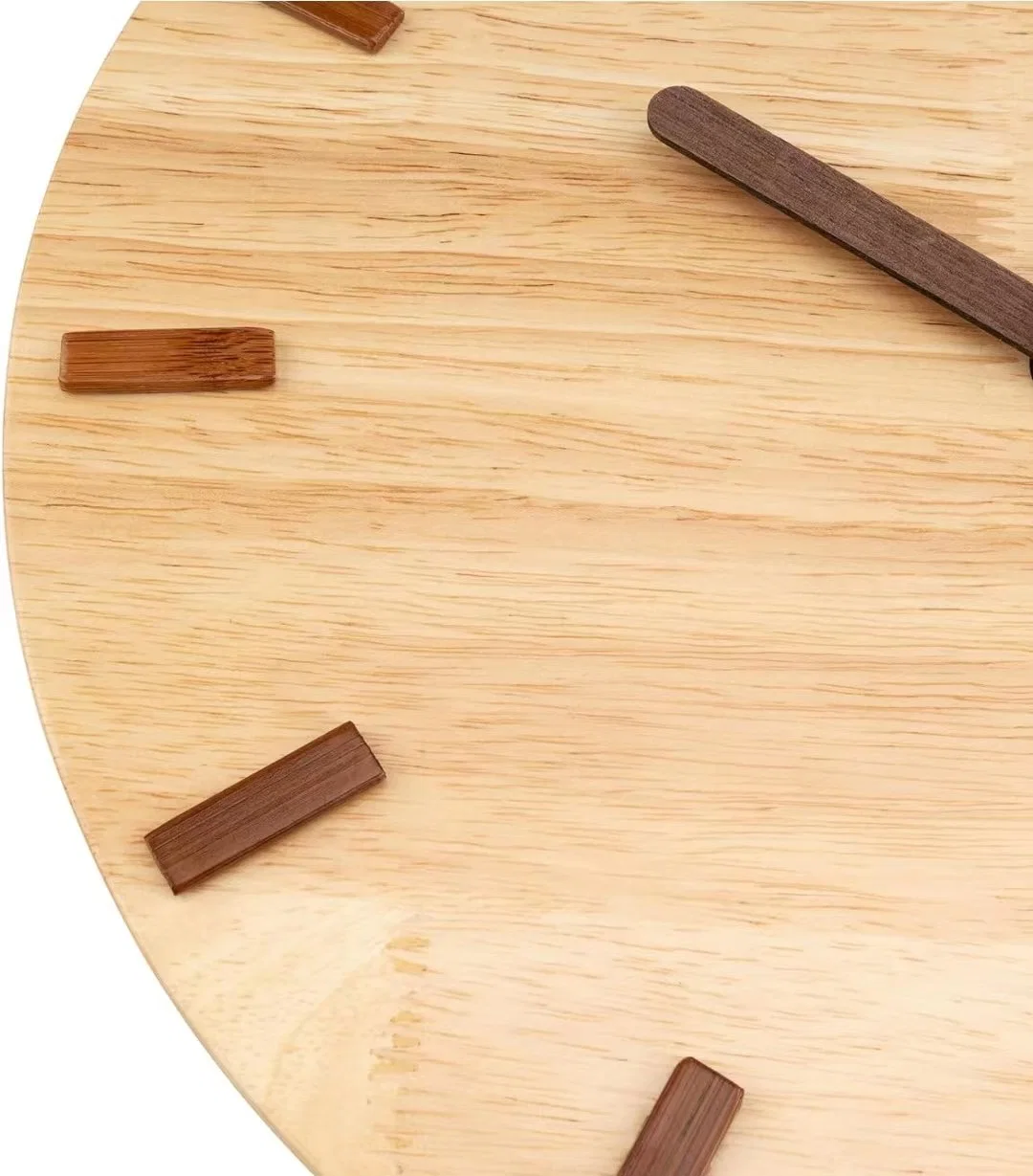 Chinese Factory Wholesale/Supplier Customization Personalized Design Natural Wooden Wall Clock