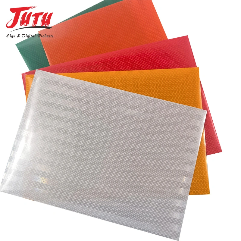 Jutu Color Beautiful China Manufacture PVC Reflective Sheeting for Traffic Sign Marking