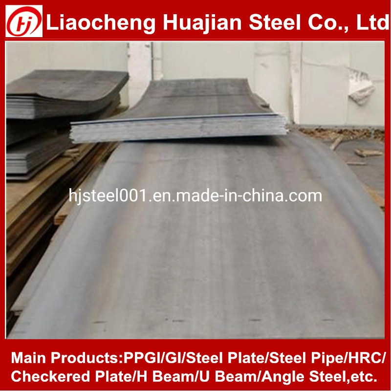 S235jr Q235B Ss400 A36 Hot/Cold Rolled Metal Iron Mild Ms Pickled Oiled Carbon Galvanized Flat Carbon Steel Plate for Building Material