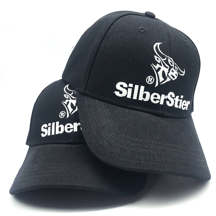 Wholesale 100% Cotton Embroidered Adjustable Custom Logo Flat Brim Hiphop Baseball Cap Hat