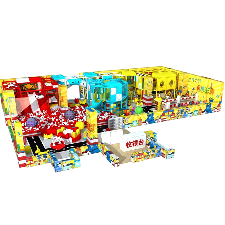 New design Kids Indoor Playground with Mall Car for Kids