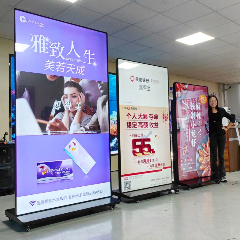 98" 100 Inch EXW Factory Price 2239 USD Floor Stand Digital Signage No Touch