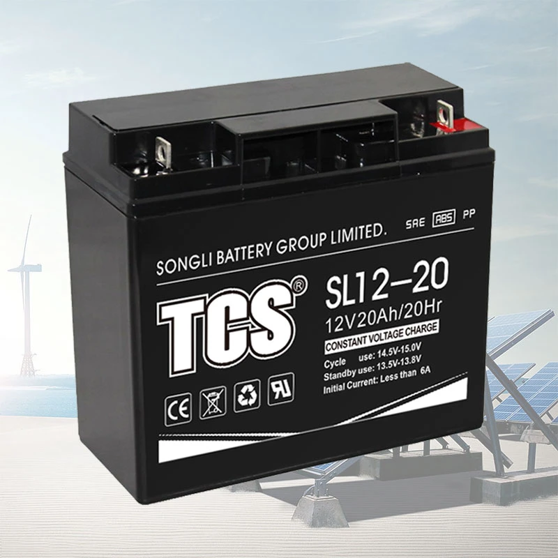 Tcs High Quality SL12-20 Deep Cycle AGM Electric Bike Scooter Solar Lead Acid Dry Battery 12V 20ah