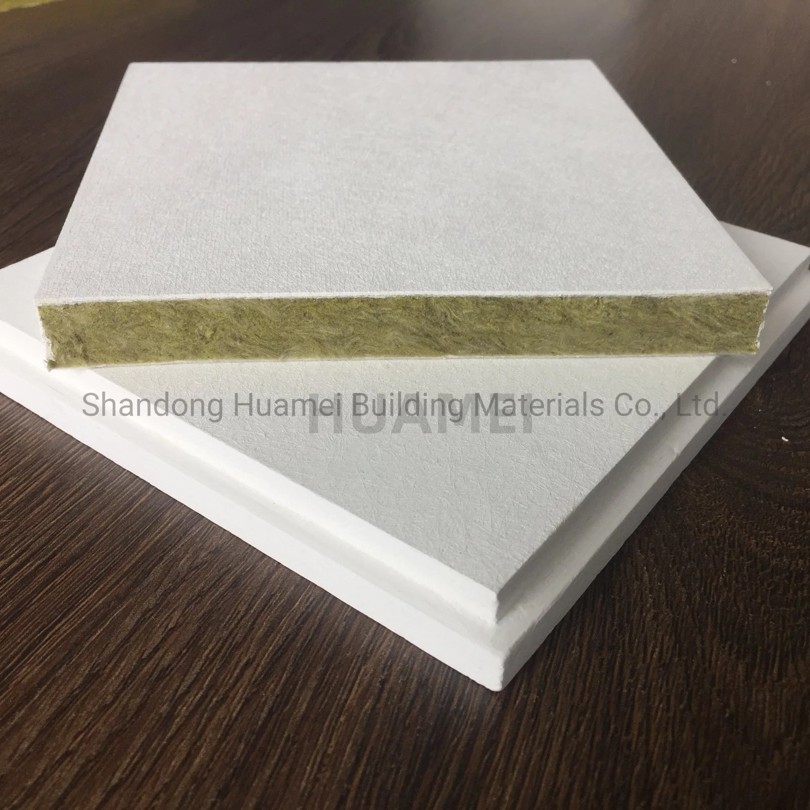 High Density Fiberglass Acoustic Ceiling Panel Acoustic Ceiling Wall Tiles Rock Wool Ceiling Tile for Sound Insulation