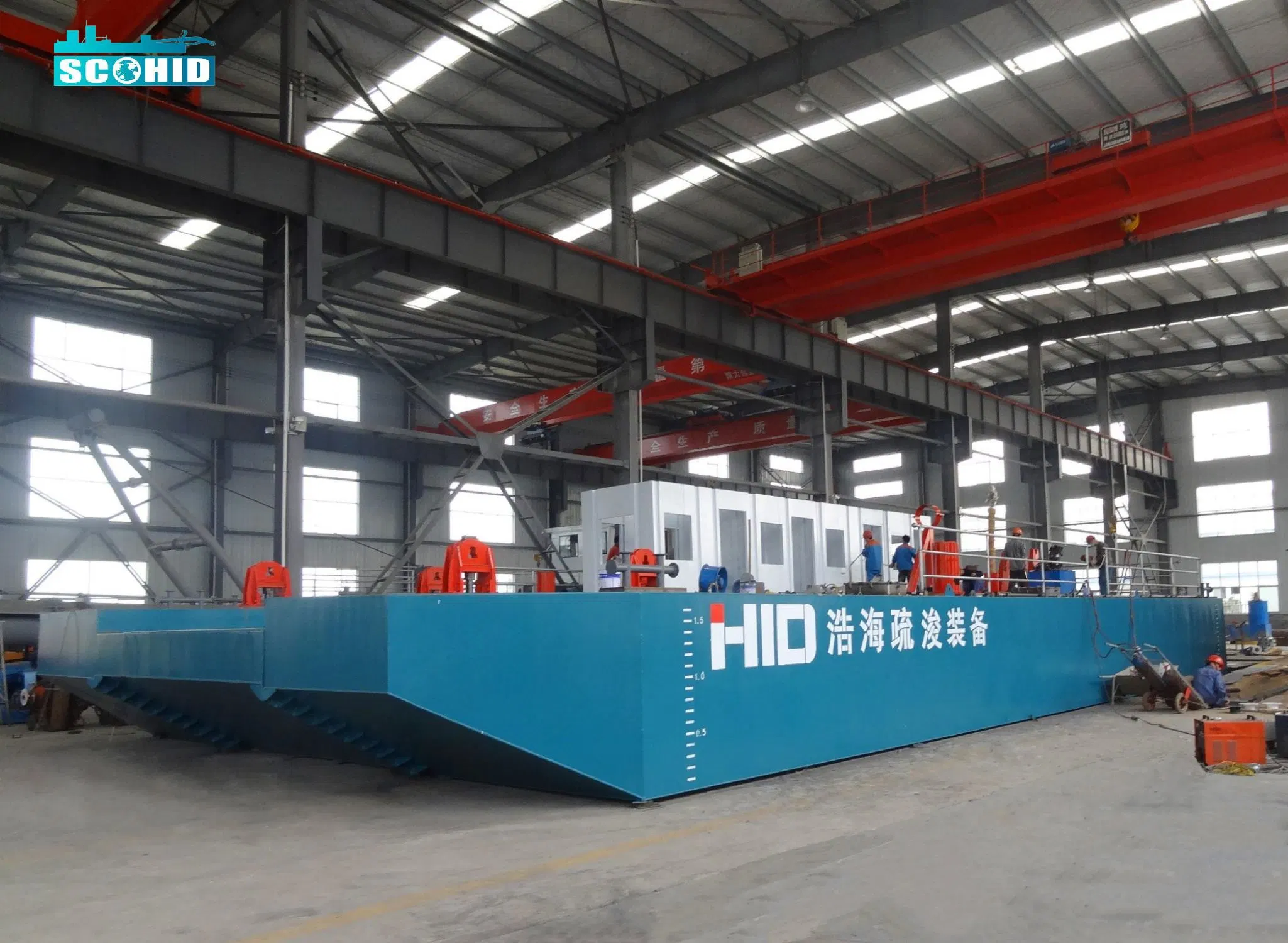 Continue to Carry out Hot Saleworking Pontoons Floating Pontoon Barge Modular Design Platform Deck Barge with Trustworthy Price