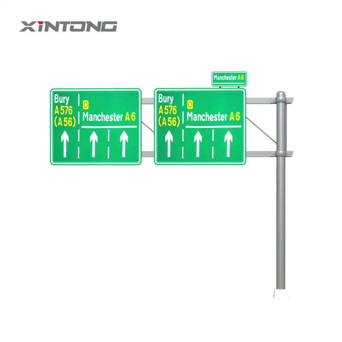 Road Xintong 60mm Aluminum Safety Message Stop Limit LED Display Traffic Warning Sign