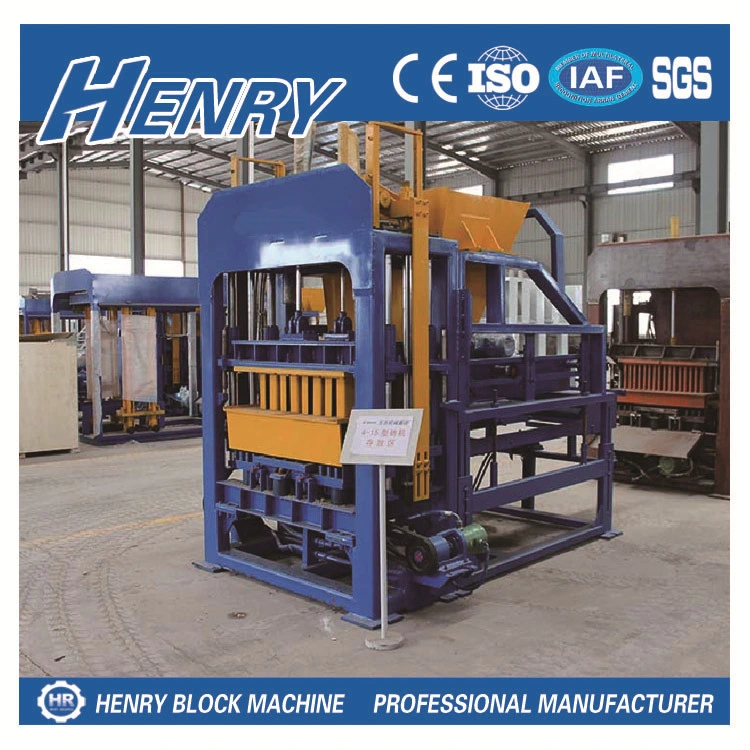 Construction Machinery Qt4-15 Hydraulic Press Machine Price Concrete Block Machine