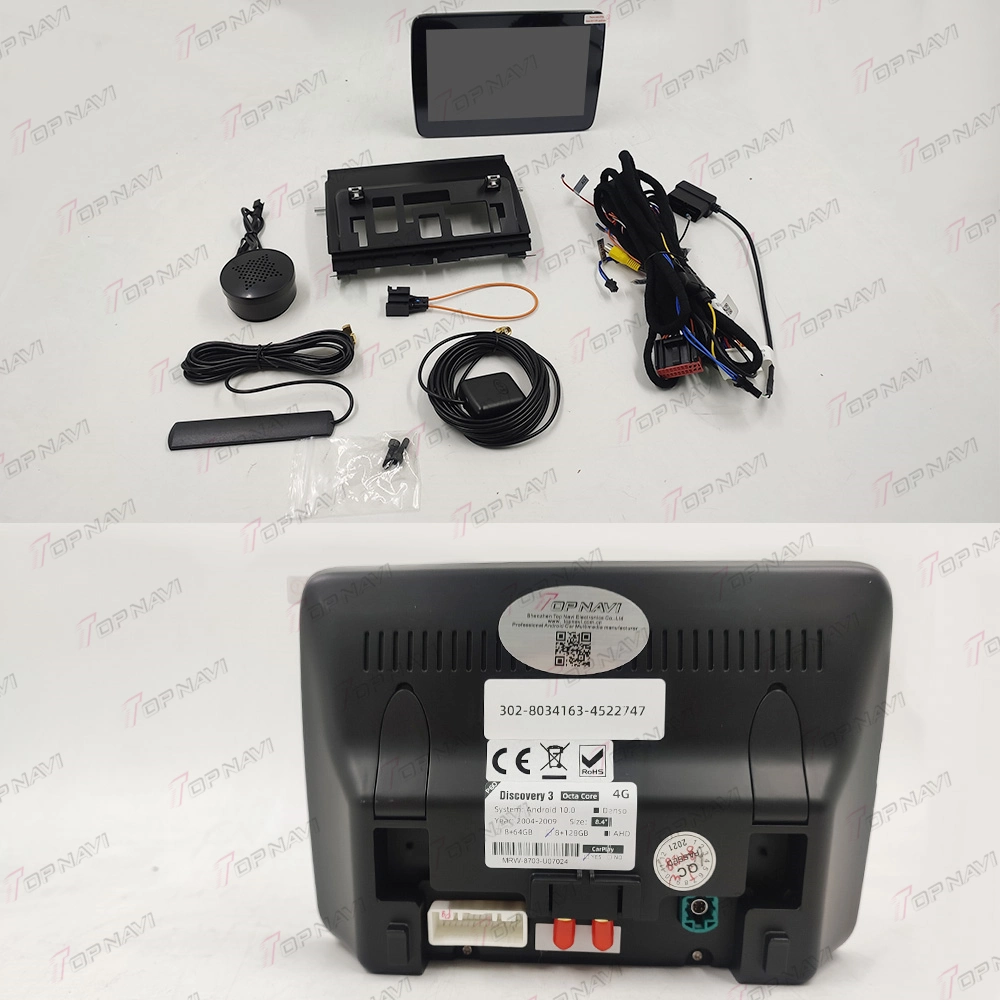 Autoradio stéréo de navigation GPS 8.4 pouces pour Land Rover Discovery 3 2004-2009