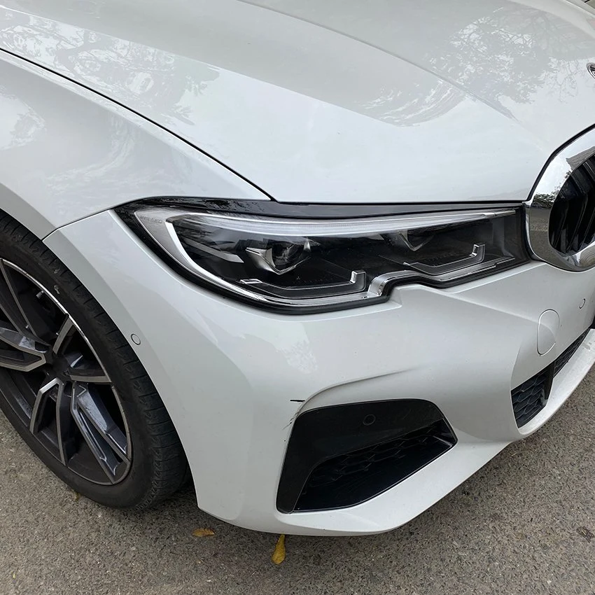 En Plástico ABS para BMW 3 Series G20 2019+ 320i 325i 330I Faro cejas.