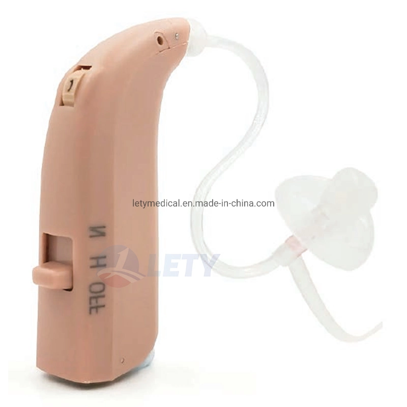 precio de fábrica Audífono recargable Digital Mini con baja distorsión Audífono de oído con Bluetooth