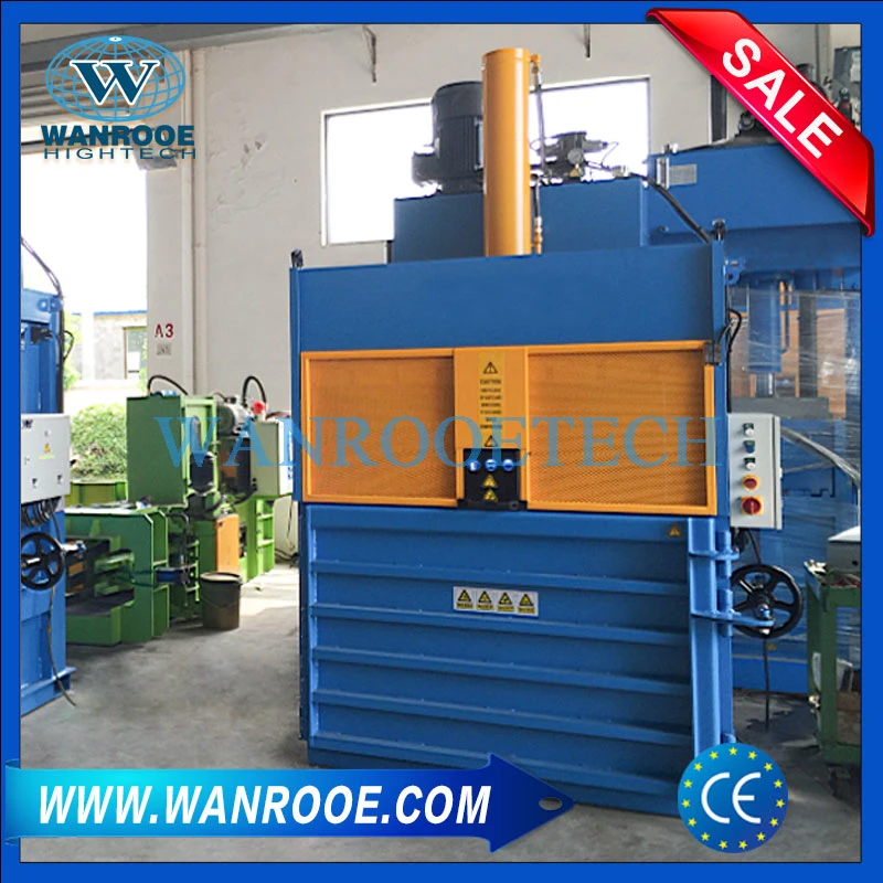 Hydraulic Waste Bottle Film Baling Press Plastic Baler Machine