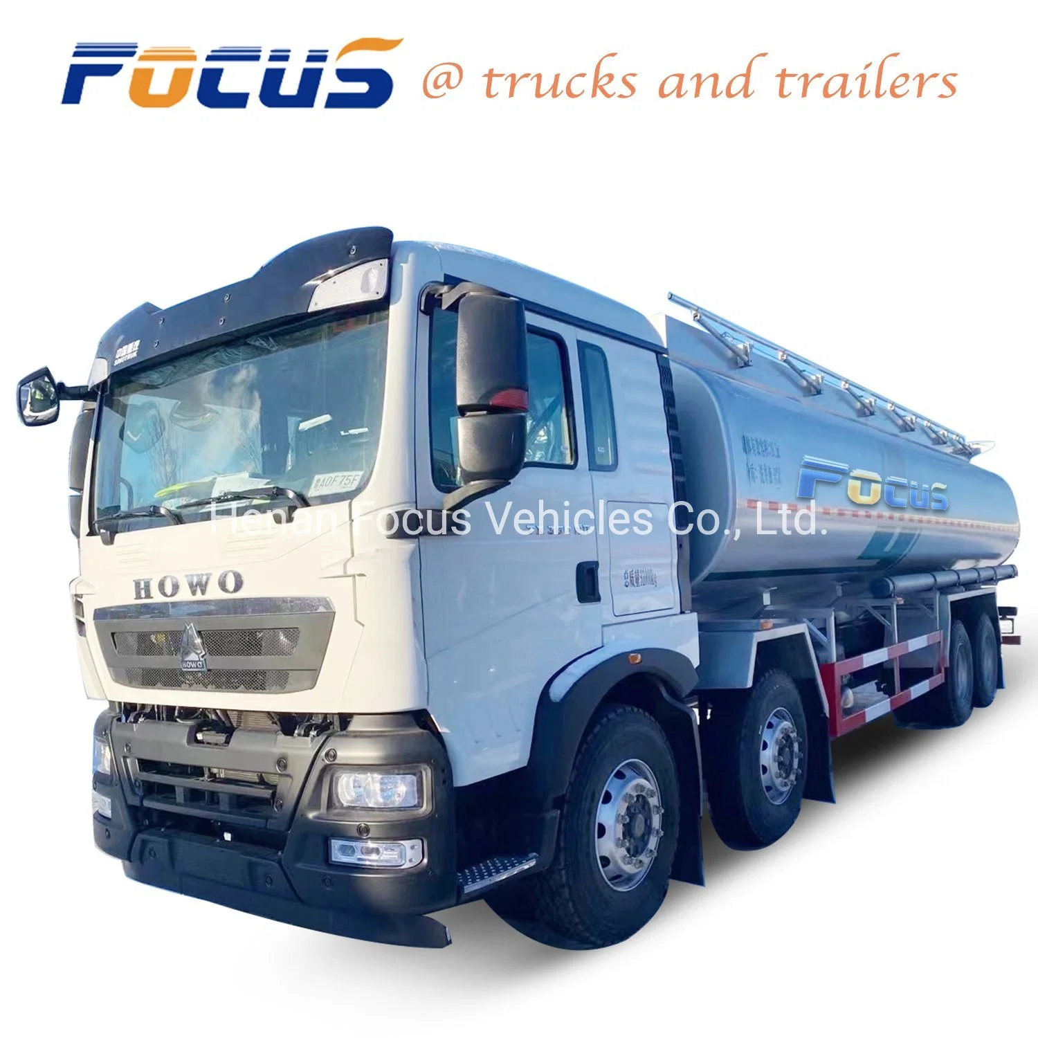 Fuel Oil Tanker Truck to Transport Gasoline, Diesel, Liquefied Petroleum, Natural Gas for Shell Service Station